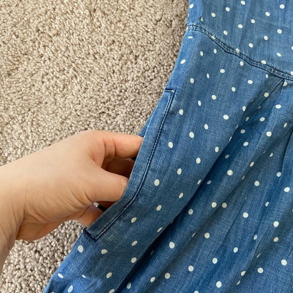 Urban outfitters blue polka dot dress, size M - Picture 4 of 6